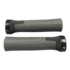 VELO Schraubgriffe Griffe ergonomisch geschlossen Fahrrad Griffe Grau / Schwarz