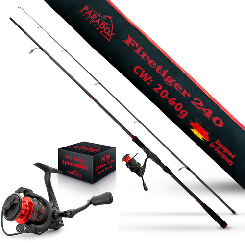 Paradox fishing spinnrute mit - spinnrute,