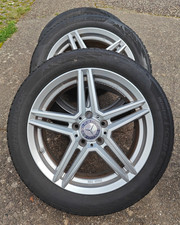 4x Mercedes Winterkompletträder Rial M10 7Jx17 ET48,5 5x112 · 205/55 R17 91H M+S