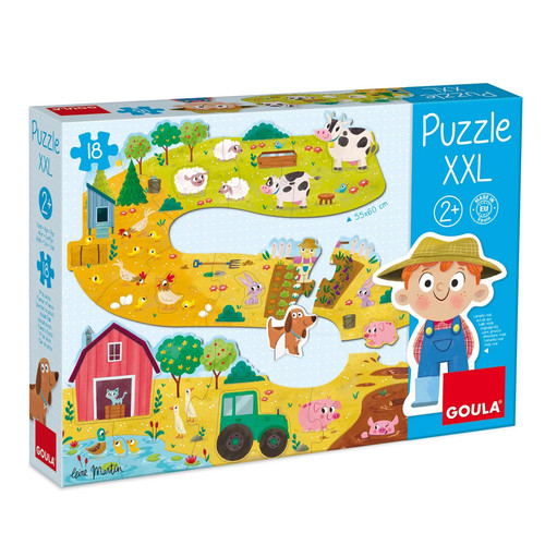 Goula xxl puzzle - goula, bauernhof