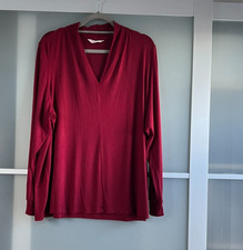 NEU: TCM Tchibo Damen Langarmshirt Shirt Bluse in Rot Größe 44