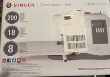 Singer Confidence 7640 Computer Nähmaschine, LED Beleuchtung, Anschiebetisch