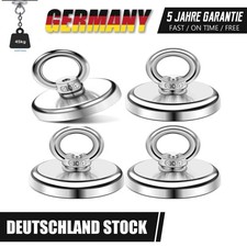 4x Neodym Bergemagnet Suchmagnet zum Magnet Angeln 45Kg bis 180Kg Magnet Fischen