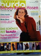 burda special Blusen - Röcke - Hosen  Top Modelle für Herbst und Winter