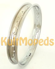 Stahlfelge Felgenring pass f MZ RT125 chrom 1,85x19 ohne Reifen Speichen Radelli