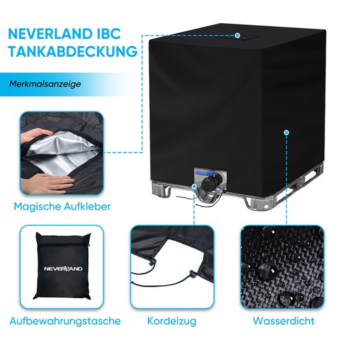 Ibc tank abdeckung 1000l - tank,