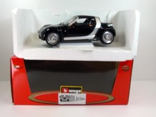 Modellauto BURAGO* SMART ROADSTER * 1:18 * schwarz* OVP
