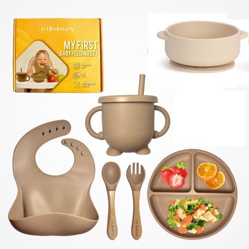 Silikon baby geschirrset - silikon,