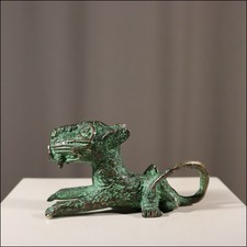 68988) Kleiner Bronze Leopard