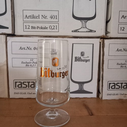 12x bitburger pils glas tulpe - 12x,