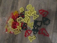 XXL Set Ausstechformen Buchstaben Weihnachten Plätzchen Ausstecher Tiere