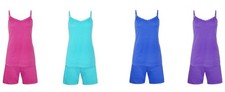 Damen Baumwoll Pyjama kurz