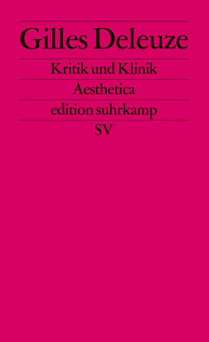 Kritik und klinik gilles - klinik, |