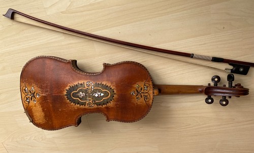 Geige antik 1900 reich - geige,, 1900,