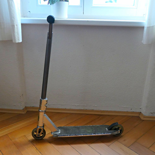 Stunt scooter silber grau - scooter, silber/grau