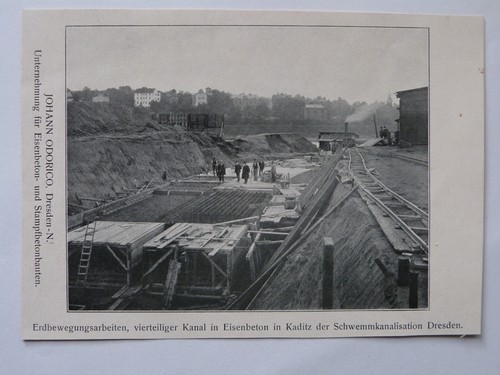 Dresden kaditz kanalbau bild - kaditz:,