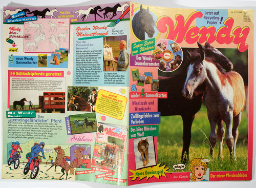 Wendy mädchen pferde comic - wendy,