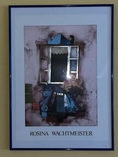Kunstdruck Rosina Wachtmeister Fenster mit Blumen