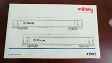 MÄRKLIN 42902 "DB CARGO - INFO-WAGEN" WAGEN-SET/WAGGON-SET,WIE NEU,IN OVP,TOP!!!