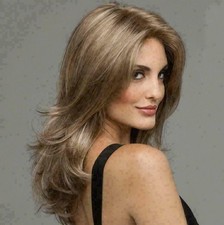 Neu Mode Damen Perücke Blond