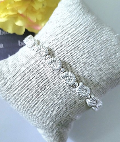Biba metall armband - armband, muschel