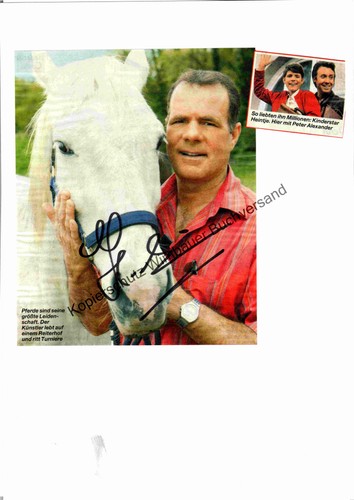 Original autogramm heintje - autogramm,