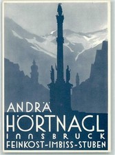 13197169 - Innsbruck Andrae Hoertnagl Feinkost-Imbiss-Stuben AK Werbung