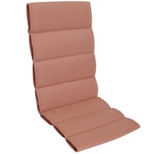 Herlag Gartenstuhlauflage Hochlehner Polsterauflage Linnea 123x50x3cm Rosa