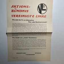 Wahlplakat Aktionsbündnis