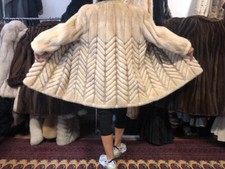 Nerzjacke Nerz Pelz Pelzmantel Fur Mink Coat Pelliccia Visone Norka 38-42