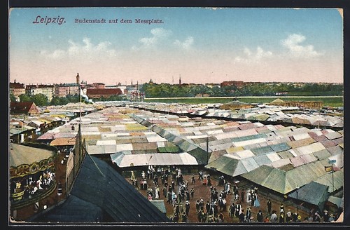 Leipzig budenstadt auf dem - leipzig,,