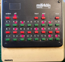 Märklin digital H0 memory 6043 OVP und Dokumente Fahrstraßen-Stellpult