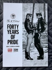 Tom of Finland Foundation Original Japanese Flyer Mini Poster 40 Years Of Pride