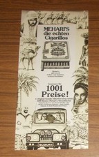 Seltene Werbung AGIO MEHARI'S Cigarillos - Suzuki Jeep Promo 1982