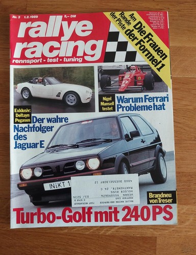 Rallye racing 1989 peraves - rallye, 03/1989