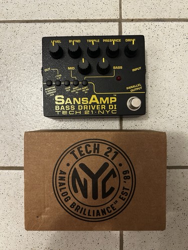 Tech21 sansamp bass - sansamp, di