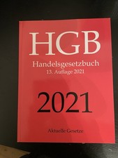 Handelsgesetzbuch HGB 2021