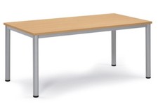 Schreibtisch Rundrohrgestell