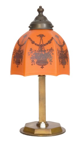 Jugendstil art deco lampe - art,