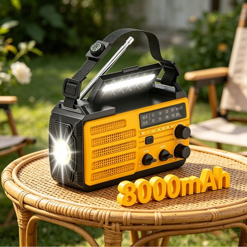 8000mah solar radio - 8000mah,