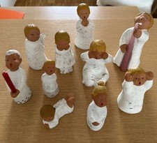 Singer Engel Weihnachtsengel von Jullar, Spanien, Set 10 Stück