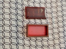 Kleine Lackdose Japan. Innen Rot Lackiert 20 Jahrhundert