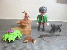Playmobil  Der Förster mit Hund + Gewehr  Hasen + Igeln !!!!!