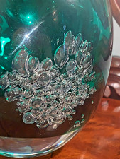 Zwiesel glas vase 70er jahre - glas,