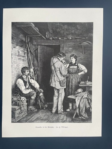 Botaniker der almhütte - in,