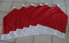 6 Nikolaus / Weihnachtsmann Hussen für Stühle 57 cm x 73 cm, Weihnachten