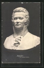 Ansichtskarte Büste von Wolfgang Amadeus Mozart 
