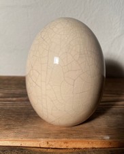 Ei, Keramik, Größe M, creme