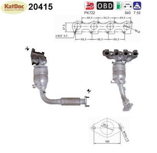 Katalysator für ford ka - ford,