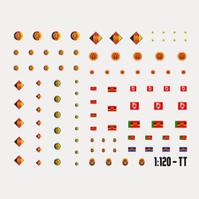 Waterslide Decal 1:120 TT -